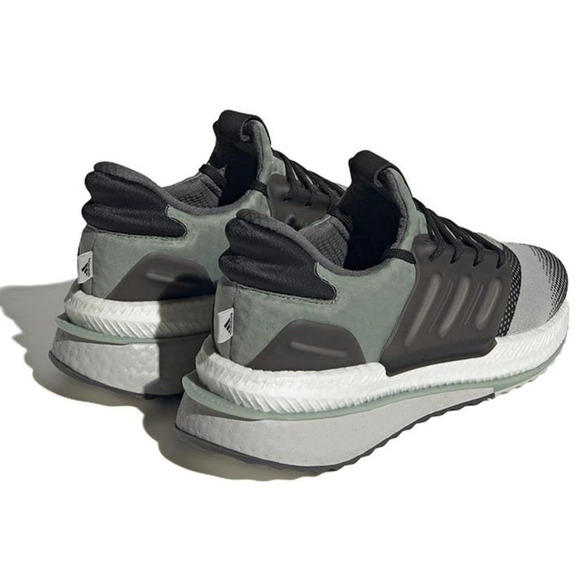 Adidas Performance X PlrBoost Running Shoes Mens 11.5 M Grey Silver Green